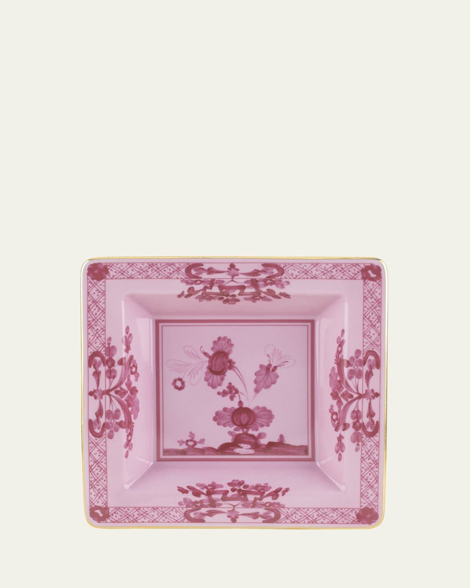 Porpora Squared Porcelain Tray, 7.1"